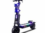 13 inch banden elektrische scooter LED acryl pedaal 8000w 50Ah dubbele motor Nieuw 2021 - фото 3