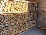 Kiln-Dried Birch Firewood in Wooden Boxes | KD Birch Logs in Crates - фото 1