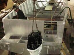 Construction of any sailing and motor boats with aluminum hulls. Custom built.