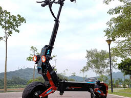 Dual Motor 5000w 48v High Powered 12inch Road Tire Electric Scooter