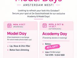 Exclusieve Esthetische Academie & Model Days in Amsterdam West – Beperkt aantal plaatsen!