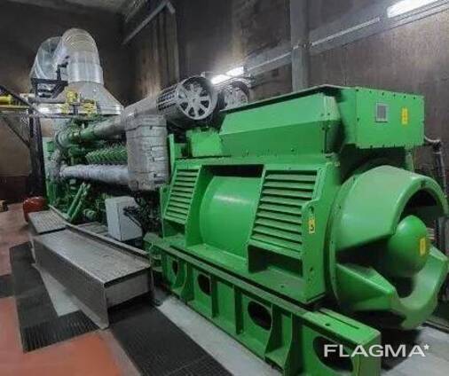 Gebruikte Jenbacher JGS 620/612 GPP, 4 MW. , 2014, pyrolysegas