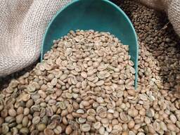 Groene koffie, ongebrand, in assortiment.