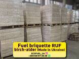 High quality wood fuel briquette RUF birch-alder - photo 1