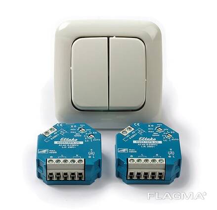 LED dimmer duo Eltako EUD61NPN-UC