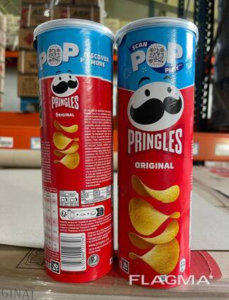 Pringles Original-chips 165 g - van Belgische oorsprong