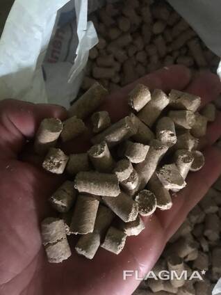 Продажа пеллет из отрубей пшеницы 6,8,10мм