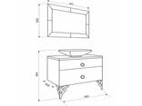 Bathroom Storage Furniture Set Mishele - photo 5